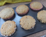 Foto del paso 4 de la receta: Muffins de banana con dulce de leche 🧁