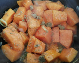Foto del paso 2 de la receta: Crema de calabaza y espinacas