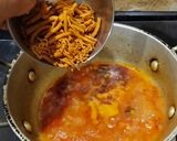 A picture of step 3 of Kathiyawadi Sev Tomato Sabji.