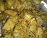 A picture of step 3 of Kathal Masala Sabzi.