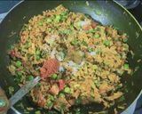 A picture of step 5 of Rajasthani Kacchi Haldi ki Sabzi (Raw Turmeric Sabzi).