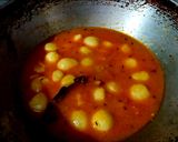 A picture of step 3 of Koraishutir Kochuri R Aaloor Dum.