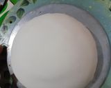 A picture of step 3 of Nikah Themed Cake.