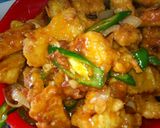 Foto langkah ke 3 dari resep Tuna goreng tepung pedas asam manis.