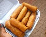 A picture of step 4 of Spring rolls.