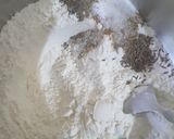 A picture of step 1 of Mathri.