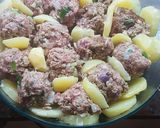 Foto del paso 4 de la receta: Albóndigas con papas gratinadas