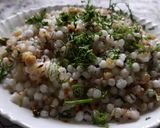 A picture of step 6 of Sabudana khichadi.