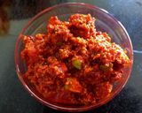 A picture of step 2 of Spicy Mango Pickle.