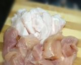 A picture of step 1 of Handmade Chicken sausage.