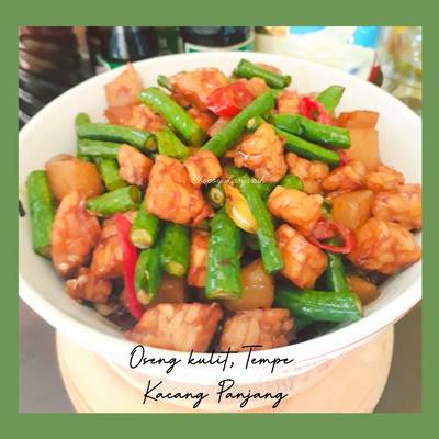 Langkah Langkah Membuat Oseng Kulit Tempe Kacang Panjang Yang Enak