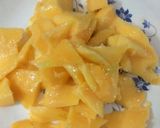 A picture of step 1 of Mango pudding.