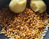 A picture of step 1 of Chana Dal Curry.