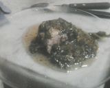 Foto del paso 9 de la receta: Solomillo de Cerdo con Espinacas braseadas en Vino y Mostaza