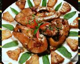 Hình bước làm 6 của món Cá hồi kho thơm( Dứa ).