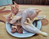 Hình bước làm 1 của món Gà hấp mắm