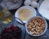 Foto del paso 1 de la receta: Budín de cerezas y frutos secos con crumble