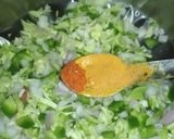 A picture of step 2 of Cabbage Cheese Sandwich.
