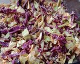 Foto del paso 4 de la receta: Ensalada de repollo morado y repollo blanco