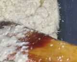 A picture of step 7 of Kaju Katli.
