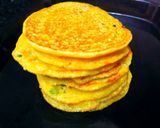 A picture of step 5 of Mini Rava and Vegetable Pancake.