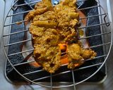 A picture of step 5 of Chicken Boti Bihari style.