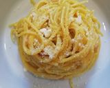 Une image de l'étape 7 de Pâtes carbonara (sans crème) 🤤.