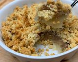Une image de l'étape 4 de Crumble aux pommes et crème de marron.