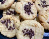 Foto langkah ke 5 dari resep Cheddar Cheese Cookies Topping Meises - SNACK COOKIES MPASI SIMPLE tanpa mixer.