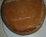 A picture of step 9 of Eggless cooker cake.