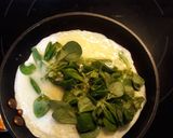 Foto del paso 1 de la receta: Tortilla de claras con jengibre y canónigos crudos