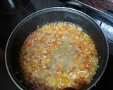 Foto del paso 5 de la receta: Guiso de contramuslo de pollo con menestra y papas fritas