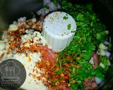 A picture of step 1 of Beef koftay.