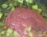 A picture of step 7 of Alu baigan.