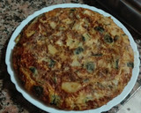 Foto del paso 4 de la receta: Tortilla de calabacín, patatas y queso