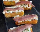 Foto del paso 5 de la receta: Aperitivo de brioche con queso crema y anchoa