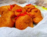 A picture of step 2 of Eggy Akara.