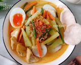 Foto langkah ke 4 dari resep Lontong Kuah Sayur.