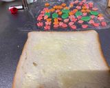 A picture of step 5 of Kawaii Cheese Cookie Cheese Toast.