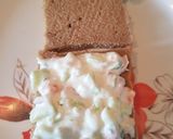 A picture of step 3 of Dahi Cold Sandwich.