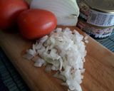 Foto del paso 2 de la receta: Atún en salsa roja con papas