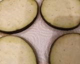 A picture of step 1 of Swordfish parmigiana.