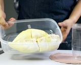 รูปขั้นตอนการทำที่ 1 ของ ไอศกรีมกะทิทุเรียน
