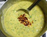 A picture of step 2 of Moong Dal Cheela.
