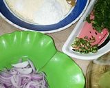 A picture of step 1 of Crispy crunchy Pakoray.