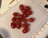 Une image de l'étape 9 de Tarte chèvre cendré,épinards frais et tomates cerises (pâte brisée à l origan).