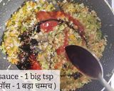 A picture of step 8 of Manchow soup.