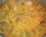 Foto langkah ke 4 dari resep Santen kuning buncis, tahu pong,.