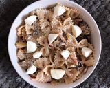 Une image de l'étape 6 de Pâtes à la carbonara revisitées.