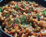 A picture of step 7 of Spicy Peri peri American vegetable pasta masala.